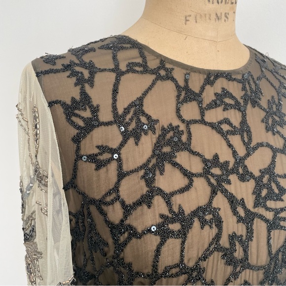 Dries Van Noten Beaded Silk Top - Picture 7 of 15